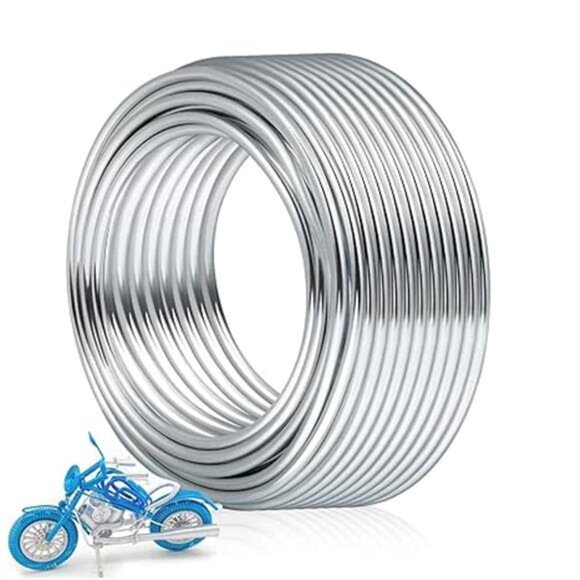 3mm Craft Wire for Sculpting, 52 Ft Aluminum Wire Bendable Thick Metal Wire - Picture 8 of 8
